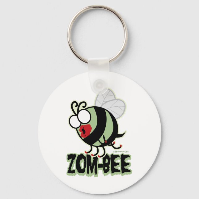 Zom-Bee Key Ring (Front)