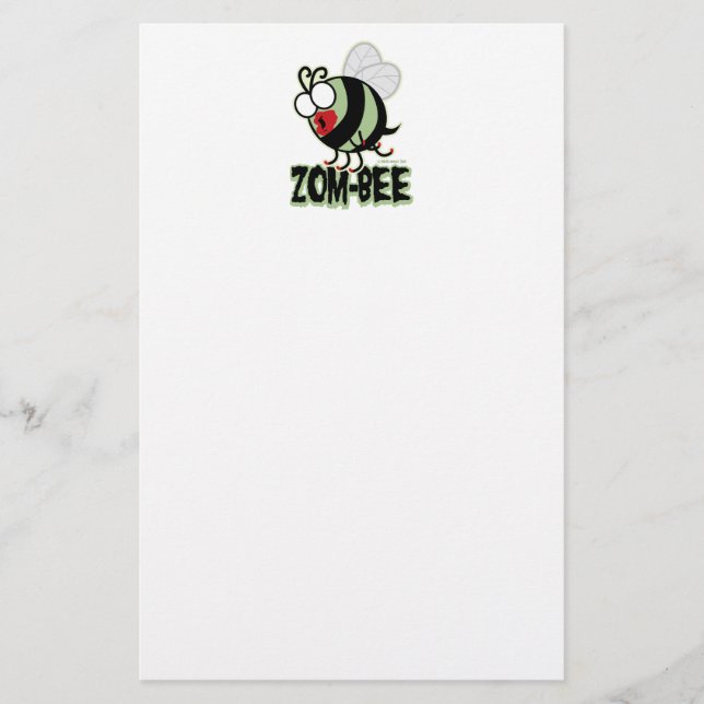 Zom-Bee Stationery (Front)