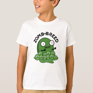 Zom-breed Funny Halloween Zombie Breed Pun T-Shirt