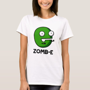 Zomb-E Funny Halloween Zombie Alphabet Pun T-Shirt
