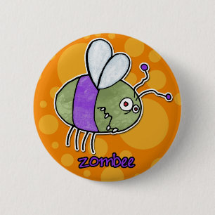 zombee 6 cm round badge