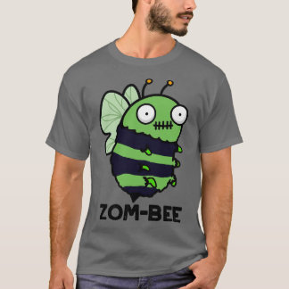 Zombee Cute Halloween Zombie Bee Pun TShirt