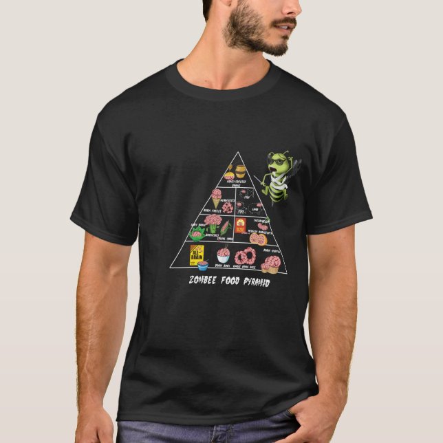 Zombee Food Pyramid T-Shirt (Front)
