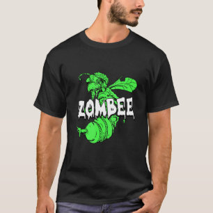 Zombee Halloween Costume Cool Bee Zombie Pun Bee T-Shirt