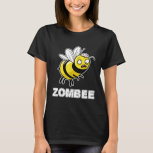 Zombee Pun Halloween Zombie Bee T-Shirt