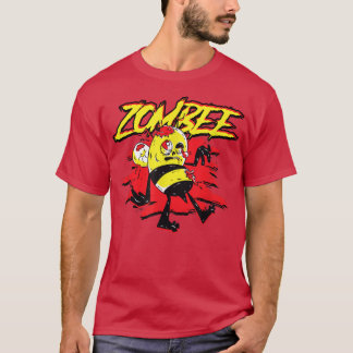 Zombee Zombie Bee Halloween For Beekeper  Yellow B T-Shirt