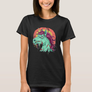 Zombicorn Zombie Unicorn Undead Scary Halloween T-Shirt