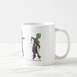 Zombie 8-Bit Pixel Art Mug