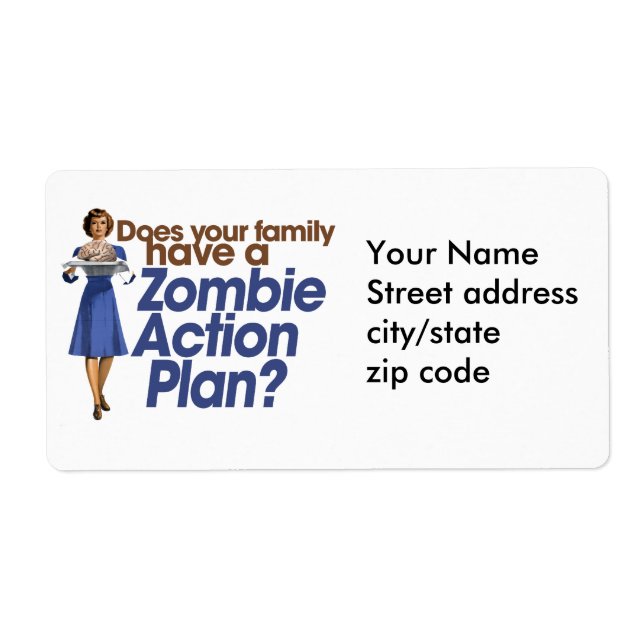 Zombie Action Plan (Front)