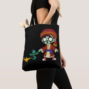 Zombie Aladdin & Zombie Genie Tote Bag