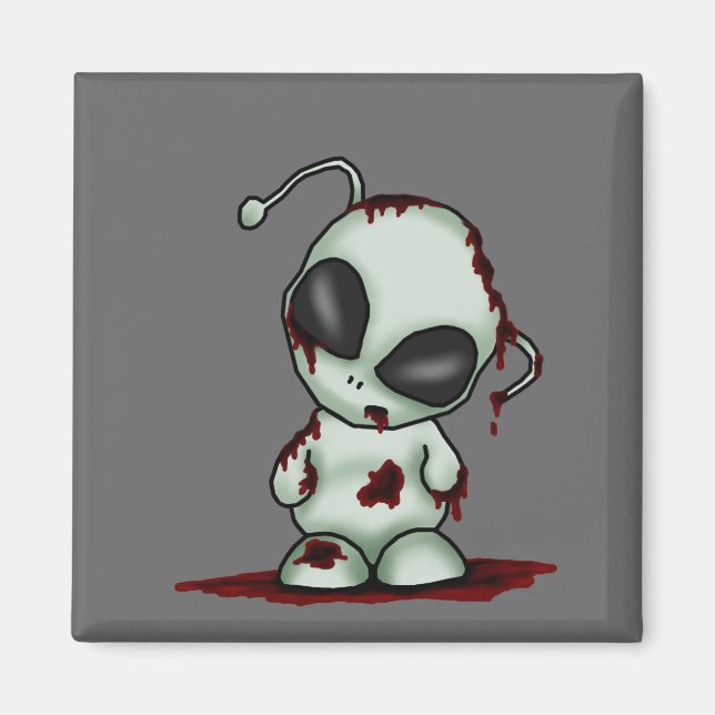 Zombie Alien Magnet (Front)