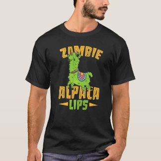 Zombie Alpacalips Llama Alpaca Whisperer T-Shirt