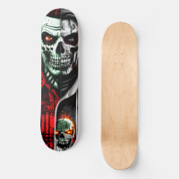 Zombie and Skull