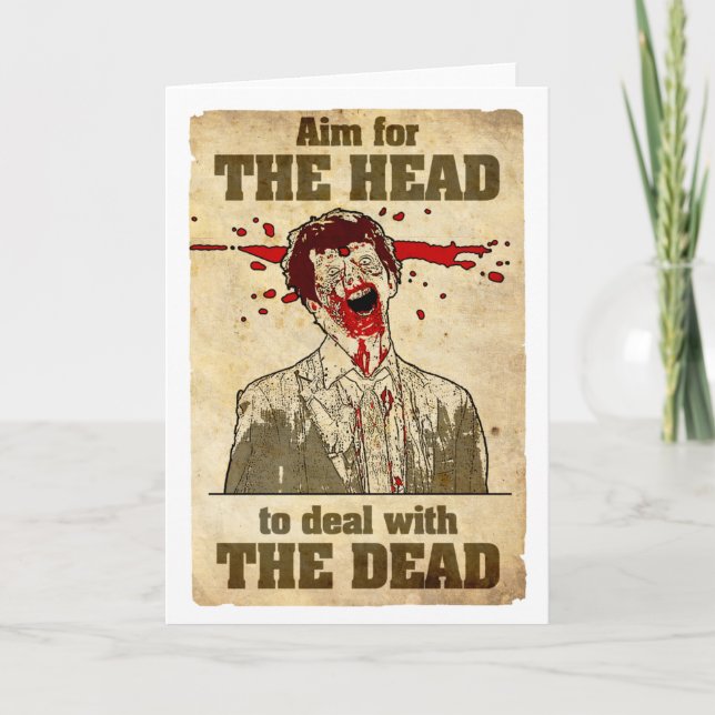 Zombie Anti-Greeting Card (Front)