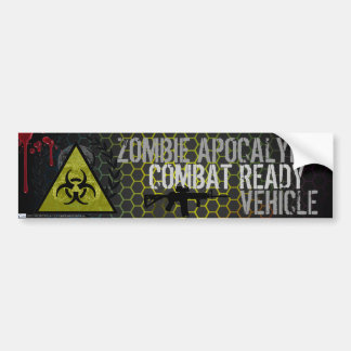 Zombie Apocalypse Combat Ready Vehicle Sticker