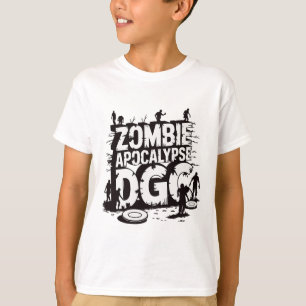 Zombie Apocalypse Dgc Funny Disc Golf Zombie Lover T-Shirt