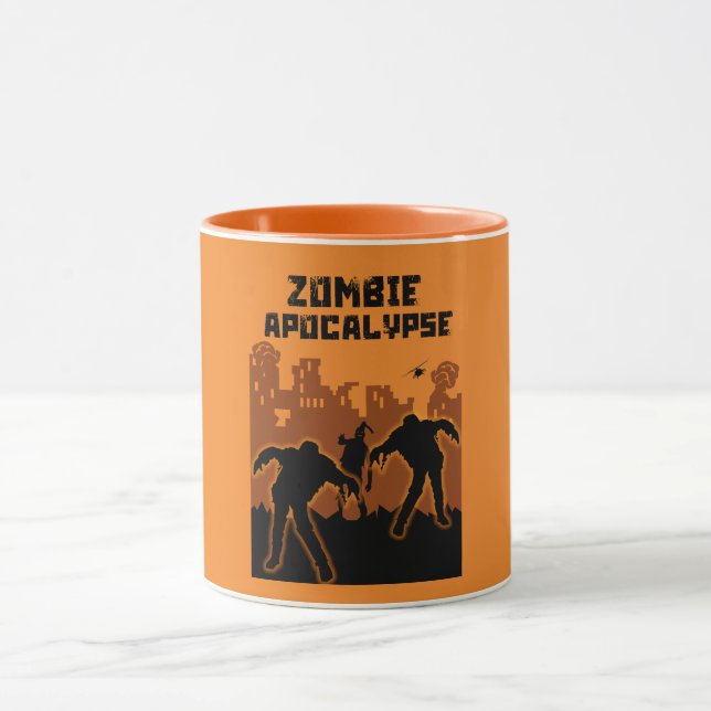Zombie Apocalypse Gifts Mug (Center)
