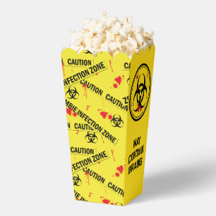 Zombie Apocalypse Horror Movie Night Popcorn Favour Box