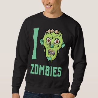 Zombie Apocalypse I Heart Zombies Sweatshirt