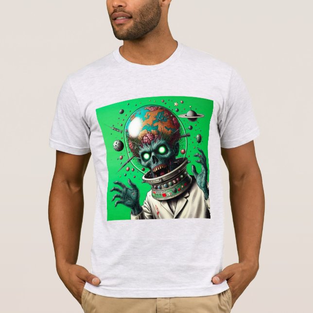 Zombie Apocalypse in Space:  T-Shirt (Front)