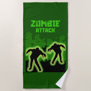 Zombie Apocalypse Kids Beach Towel