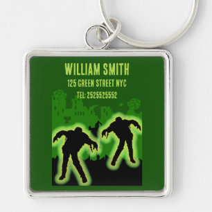 Zombie Apocalypse Kids Key Ring