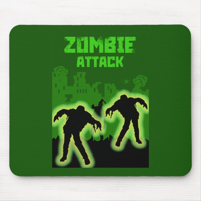 Zombie Apocalypse Kids Mouse Mat (Front)