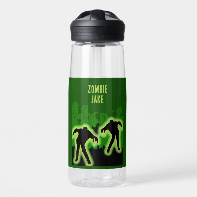 Zombie Apocalypse Kids Water Bottle (Front)