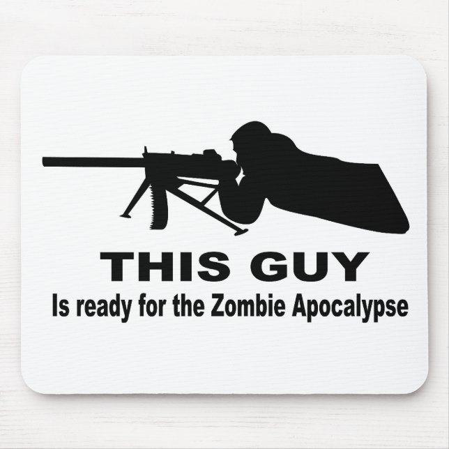 Zombie Apocalypse Mouse Mat (Front)