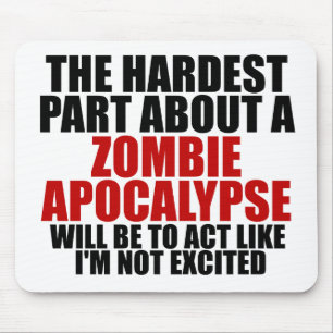 Zombie Apocalypse Mouse Mat