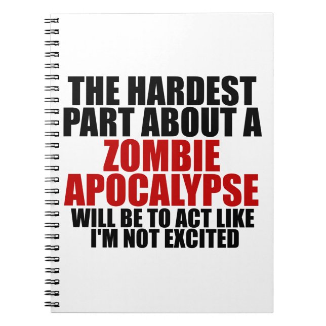 Zombie Apocalypse Notebook (Front)