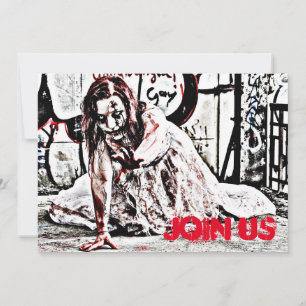 Zombie Apocalypse Party Invitation
