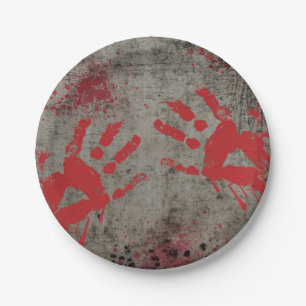 Zombie Apocalypse Party Paper Plates