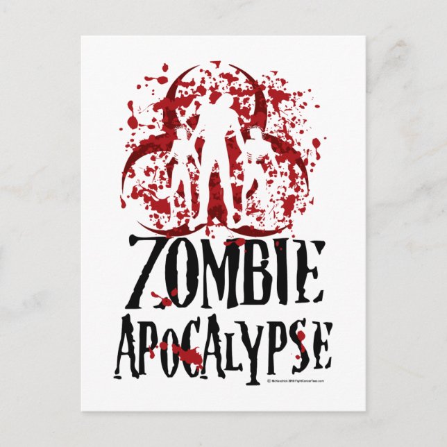 Zombie Apocalypse Postcard (Front)