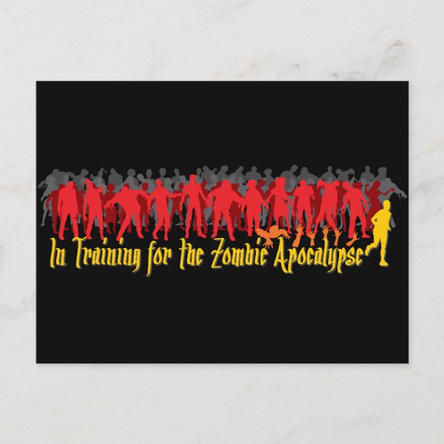 Zombie Apocalypse Postcard (Front)