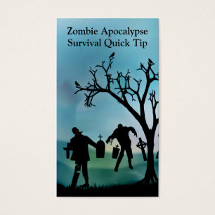Zombie Apocalypse Quick Tip Card
