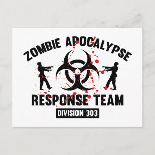 Zombie Apocalypse Response Team Postcard