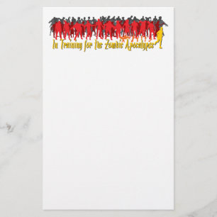 Zombie Apocalypse Stationery