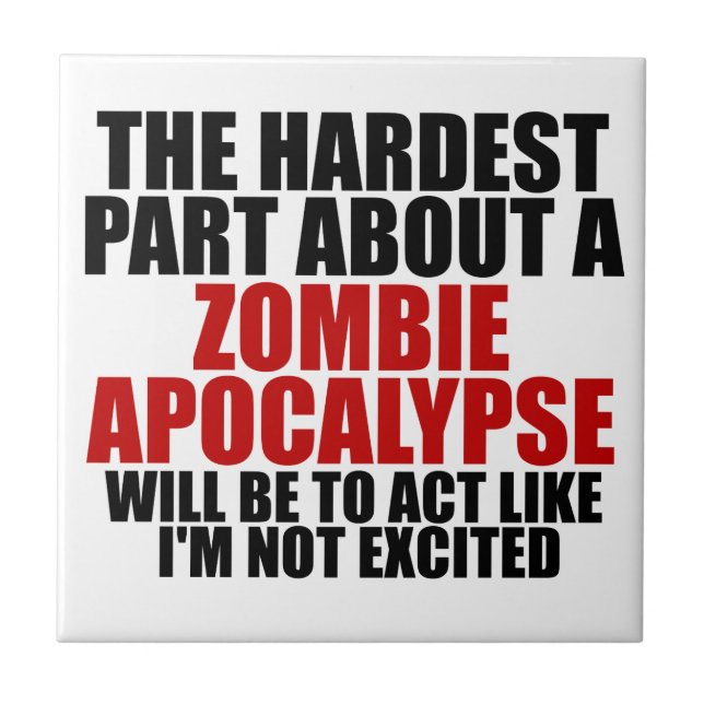 Zombie Apocalypse Tile (Front)