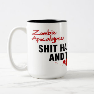 ZOMBIE APOCALYPSE Two-Tone COFFEE MUG