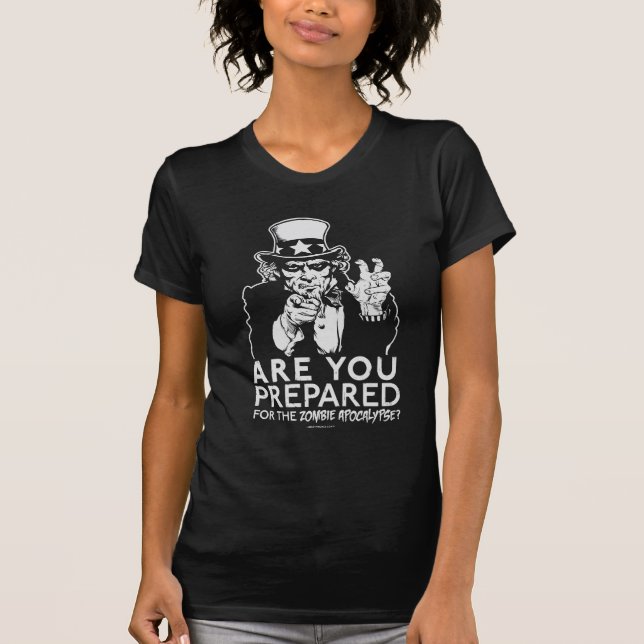 Zombie Apocalypse Uncle Sam Shirt (Front)