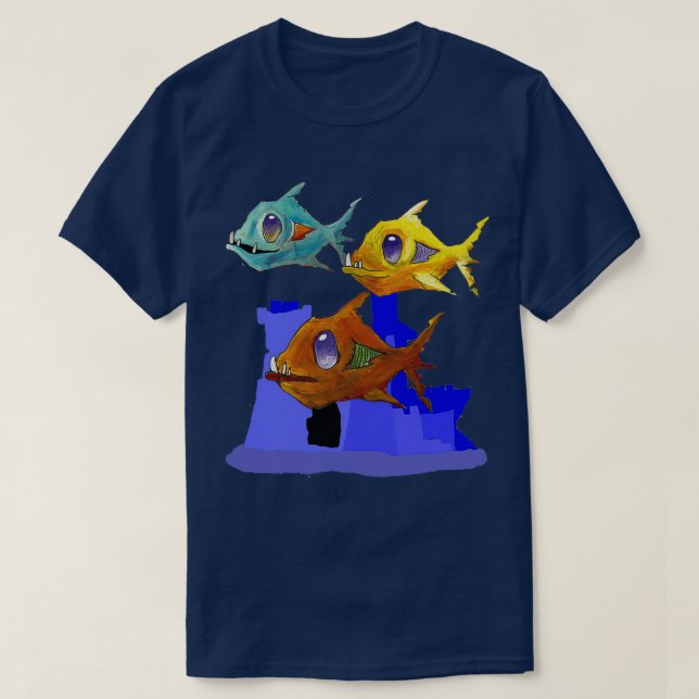 Zombie Aquarium Classic TShirt (Design Front)