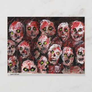 Zombie Art Postcard