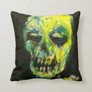 ZOMBIE ART Throw Pillow by Jack Larson