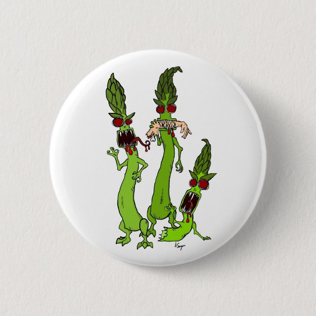 Zombie Asparagus Button (Front)