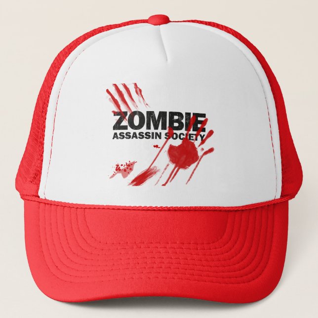 Zombie Assassin Society Trucker Hat (Front)
