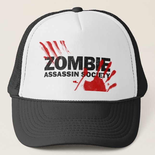 Zombie Assassin Society Trucker Hat (Front)