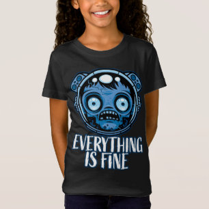 Zombie Astronaut Is Fine T-Shirt