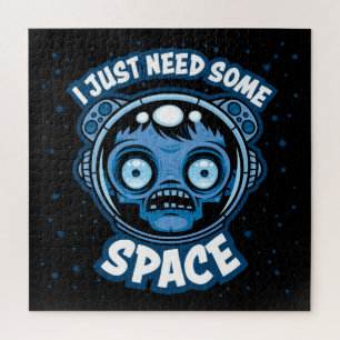 Zombie Astronaut Needs Some Space Jigsaw Puzzle