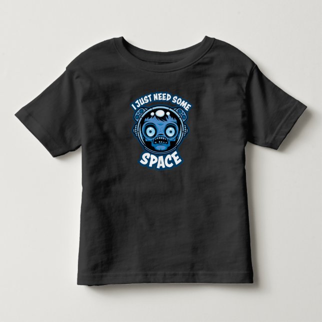 Zombie Astronaut Needs Some Space Toddler T-Shirt (Front)